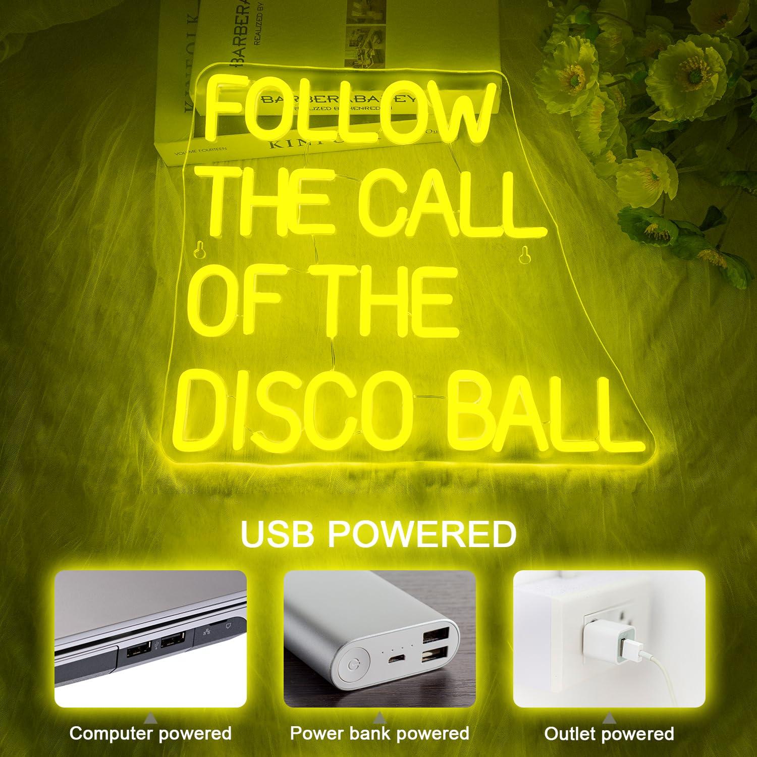 Disco Topu Neon Tabelası USB D - Neon Sign Party incelemesi ve fiyatı