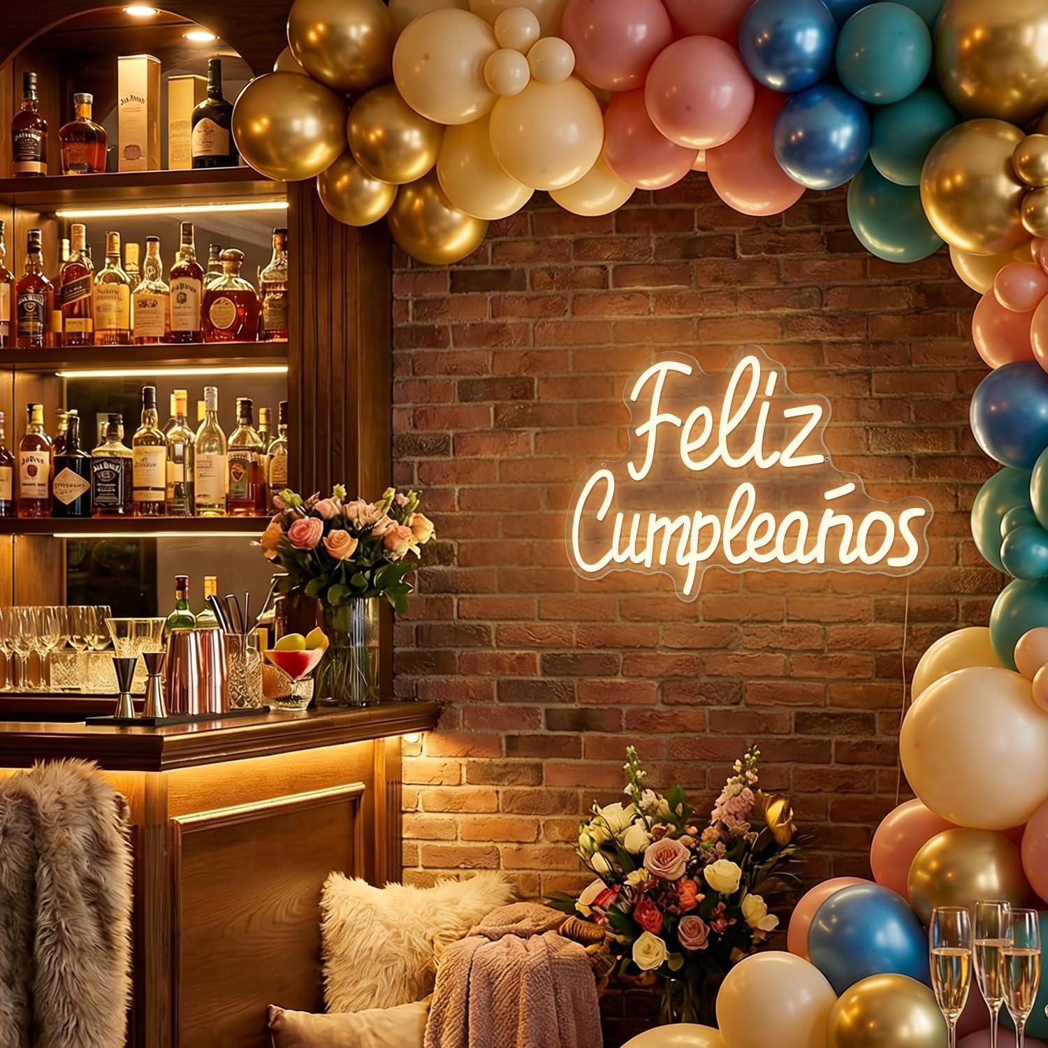 Feliz Cumpleanos Neon Tabelası - Neon Sign Party incelemesi ve fiyatı