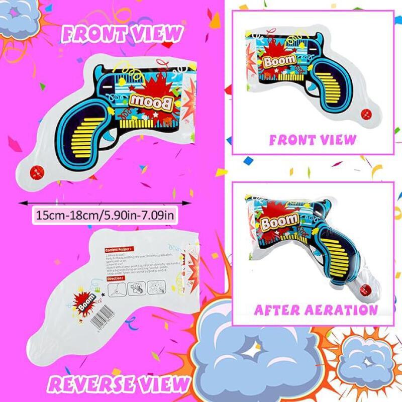 10 adet şişme bom konfeti popp - Confetti Cannon Tube incelemesi ve fiyatı