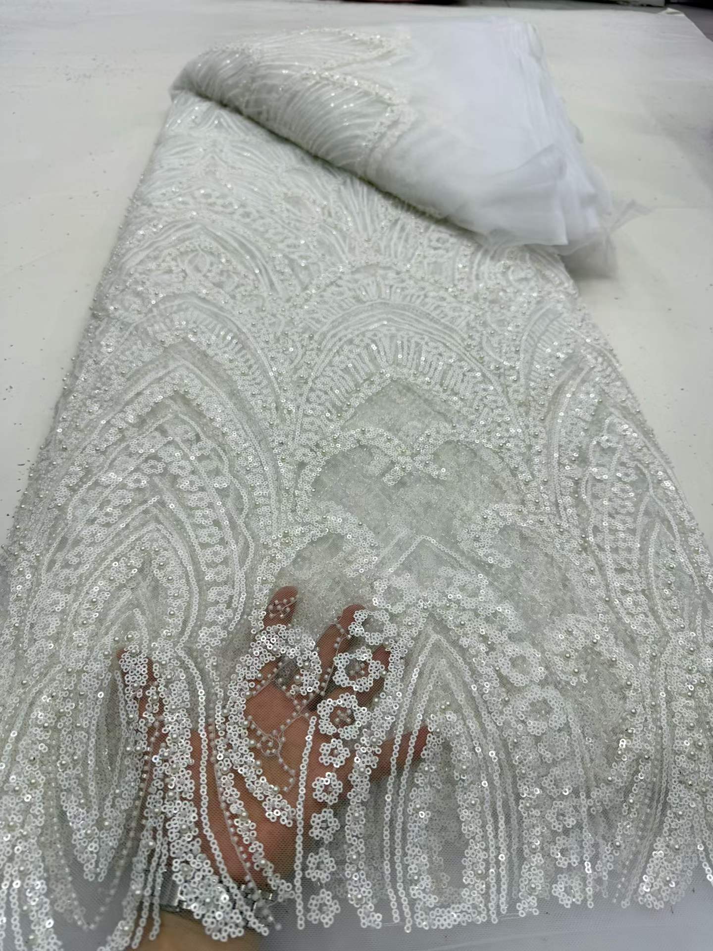 Lüks Afrika Dantel Kumaşı 2026 - Glitter Tablecloth incelemesi ve fiyatı